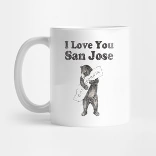 Vintage I Love Your San Jose California Mug